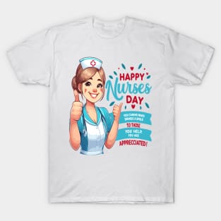 Joyful Thanks: Happy Nurses Day T-Shirt